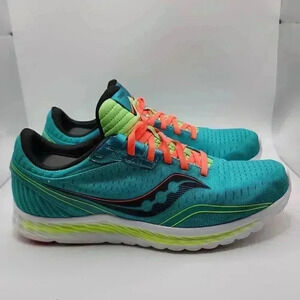 Saucony Womens Kinvara 11 S20551-10 Athletic Running Shoes Blue Green Size 9